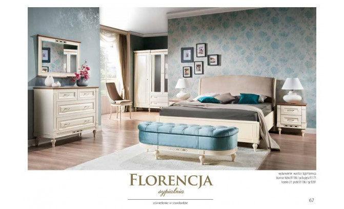 Galdiņu gultas veidā FLORENCJA Taranko FL-2SN